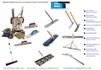 Herramienta de acabado P/ concreto